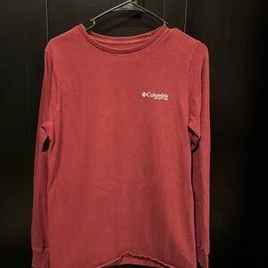 Columbia Burgundy Crew Neck Shirt